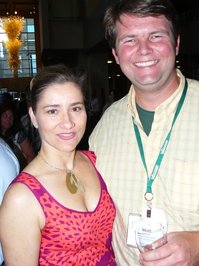 Mt Townsend's Matt Day w exec dir Nora Weiser.JPG